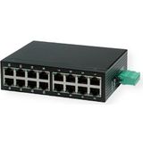 ROLINE Industrie Switch - 16 Poorten - Unmanaged
