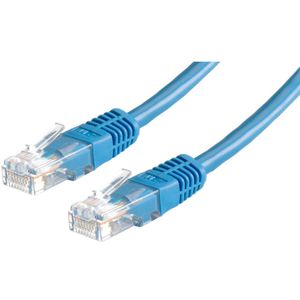 ROLINE UTP LAN-kabel Cat 5e | Ethernet-netwerkkabel met RJ45-stekker | blauw 2 m