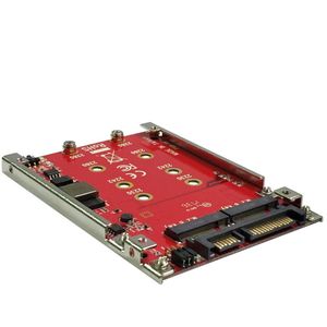 Roline - M.2 naar SATA III SSD H/W Adapter - 2x M.2 NGFF SSD - Accessoires voor Harde Schijven