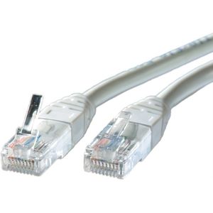 Netwerkkabel | Cat5e U/UTP | 15 meter (100% koper, Grijs)