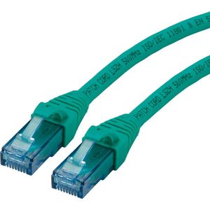 Netwerkkabel |  Cat6a U/UTP | 1.5 meter (100% koper, LSZH, Groen)