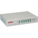 ROLINE - Gigabit Ethernet Switch - Grijs - 5 Poorts - Managed