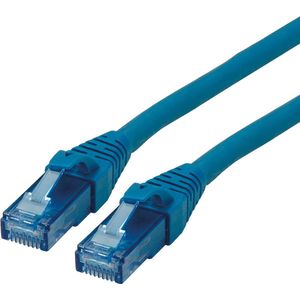 Netwerkkabel |  Cat6a U/UTP | 2 meter (100% koper, LSZH, Blauw)