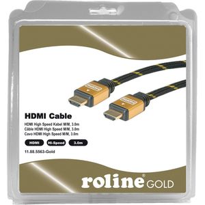 ROLINE GOLD HDMI high speed kabel, ST-ST, 3 m