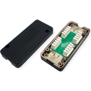 Verbindingsbox - U/UTP - CAT6a - Voor Koppeling van 2 Netwerkkabels