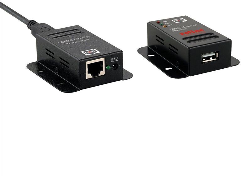 Secomp - USB A - RJ45 - Netwerkkabel - 0.24 m - CAT6