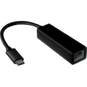 VALUE USB USB 3.2 Gen 2 Type C naar Gigabit Ethernet Converter - zwart 12.99.1115