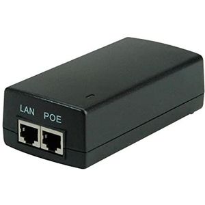 VALUE Gigabit PoE+ Injector, 30 W, zwart