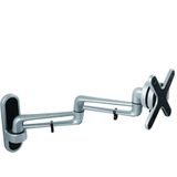 RS Pro - LCD/TV Monitor Muurbevestigingsset - Grijs - 5 Gewrichten - Max. Belasting: 15 kg