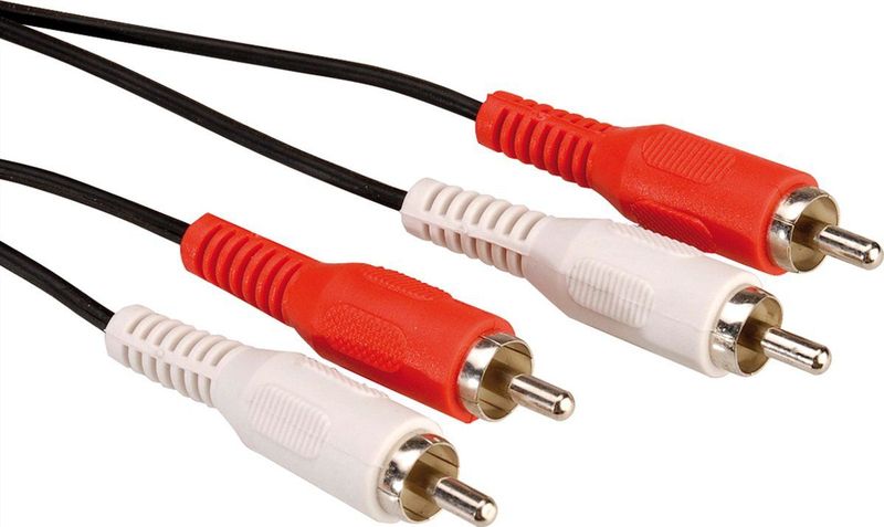 Value - Cinch Audiokabel - 2.50 m - RCA - Duplex Ontwerp