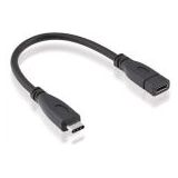 Roline - USB-Kabel usb 3.2 Gen2 (usb 3.1 Gen2) usb-c® Stecker, usb-c® Buchse 0.15 m Schwarz Geschirmt