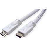 VALUE HDMI High Speed Cable met Ethernet M-M, wit, 15 m