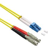 ROLINE FO kabel duplex 9/125µm OS2, LSH APC/LC UPC, LSOH, geel, 1 m