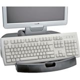 Roline - Monitor Standaard - Zwart/Zilver - Ergonomisch Ontwerp Met Lades