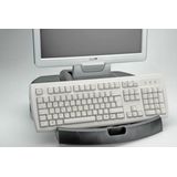 Roline - Monitor Standaard - Zwart/Zilver - Ergonomisch Ontwerp Met Lades