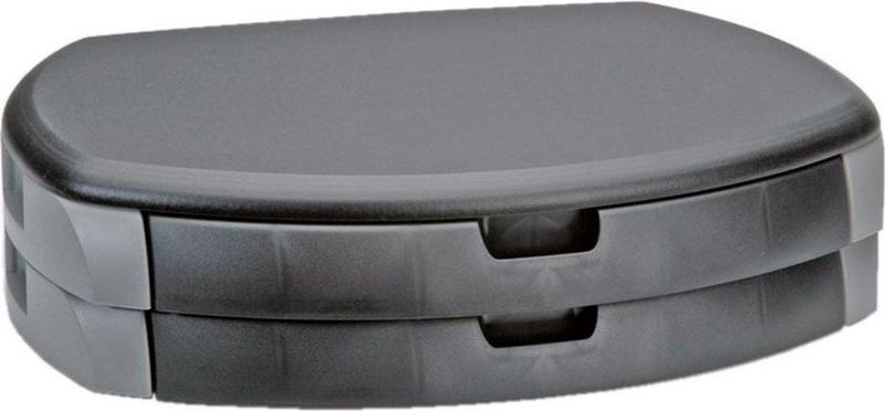 Roline - Monitor Standaard - Zwart/Zilver - Ergonomisch Ontwerp Met Lades