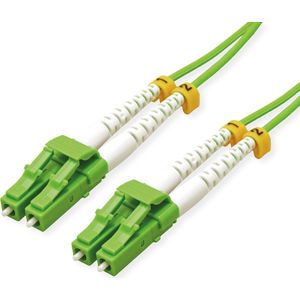 ROLINE - Patch- Cable - LC Multi- Mode (M) to LC Multi- Mode (M) - 3 m - glass fiber - 50/125 Micrometer - OM5 - halogen free - groen