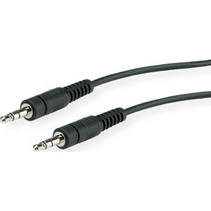 Koperen 3,5mm Jack Kabel - Zwart - 10 Meter
