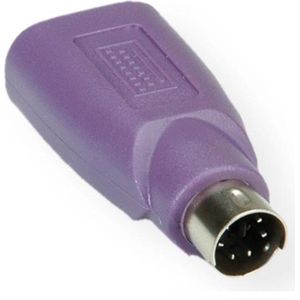 VALUE PS/2 - USB Tastatur-Adapter, violett