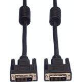 VALUE - DVI Kabel - 3 m - Zwart - DVI M-M - Dual Link