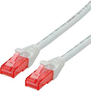ROLINE - Patch- Cable - RJ- 45 (M) to RJ- 45 (M) - 1.5 m - UTP - CAT 6 - halogen free, shaped, stranded - wit (21.15.2564)