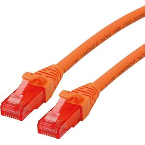 ROLINE LAN Cat 6 Component Level | Netwerkkabel UTP-kabel met RJ45-stekker | Oranje 1m