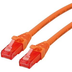 ROLINE LAN Cat 6 Component Level | UTP-netwerkkabel met RJ45-stekker | Oranje 3m