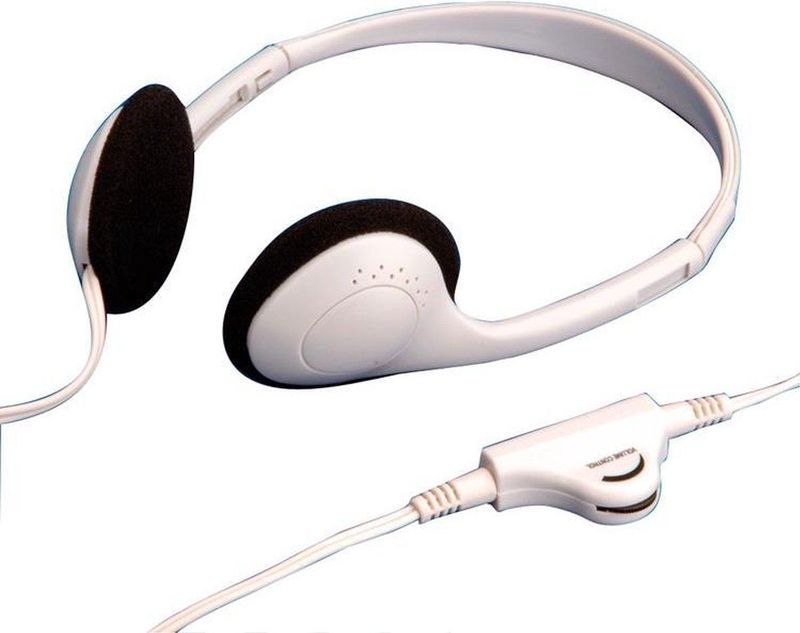 Value - 15.99.1316 - Koptelefoon - Grijs - Bedraad - Stereo headset met volumeregeling