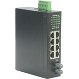 ROLINE Industriële Switch - 7x RJ-45 - 1x ST - Unmanaged