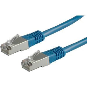 VALUE Patchkabel Kat.6 (Class E) S/FTP (PiMF), blau, 1 m