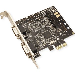 VALUE PCI-Express-Karte, 2X Seriell RS232, D-Sub 9, 1x Parallel EPP/ECP