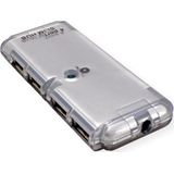 Value - USB 2.0 Hub - 4-poorts - Zwart - USB type A