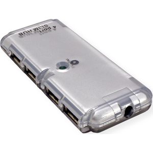 Value - USB 2.0 Hub - 4-poorts - Zwart - USB type A