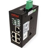 ROLINE Netwerkswitch - 5x RJ-45 - Unmanaged - Industrie
