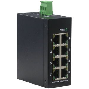 ROLINE Industrie Switch - 8x RJ-45 - Unmanaged