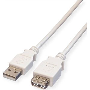 VALUE Kabel USB USB-A - 1.8 m wit (11.99.8949-100)