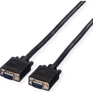 VALUE SVGA kabel HD15 M/M, 3 m - zwart 11.99.5253