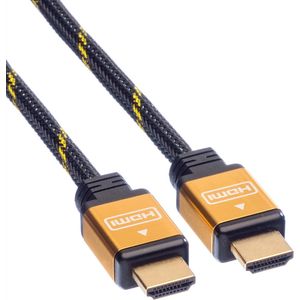 ROLINE GOLD HDMI High Speed Kabel, M/M, 10 m - meerkleurig 11.04.5566