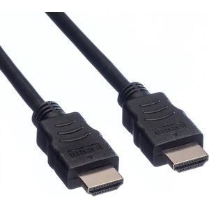 VALUE HDMI High Speed Cable met Ethernet M-M, zwart, 2 m - zwart 11.99.5542