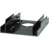ROLINE - Montageadapter - Zwart - Voor 2x 2,5 HDD in 3,5 bay - Stabiel Kunststof