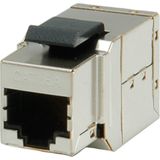 ROLINE - RJ45 Koppelstuk - Cat.6A - Zilver - Afgeschermd