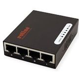 ROLINE Gigabit Ethernet Switch - 4 Poorten - Pocket Formaat