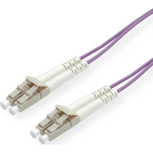 ROLINE - OM4 Glasvezelkabel - Violet - 2 m - LC/LC