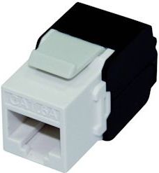 ROLINE - Cat.6A Keystone - Wit - RJ45 - Niet Afgeschermd