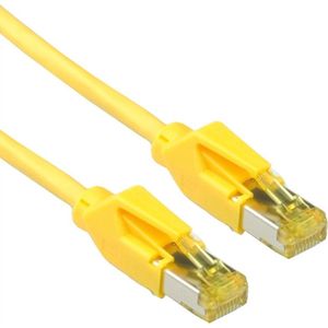 Draka UC900 premium S/FTP CAT6a 10 Gigabit netwerkkabel / geel - 0,50 meter