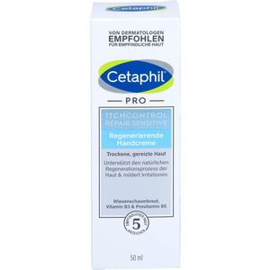 Cetaphil - PRO ItchControl - Handcrème - 50 ml - Voor Gevoelige Huid
