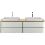 Duravit C.1 wastafelarmatuur, maat L (uitloop hoogte 173 mm), waterkraan badkamer, wastafelarmatuur met keramische cartridge, chroom