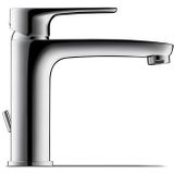 Duravit B.1 wastafelarmatuur, maat M (uitloop hoogte 110 mm), waterkraan badkamer, wastafelarmatuur met keramische cartridge, chroom