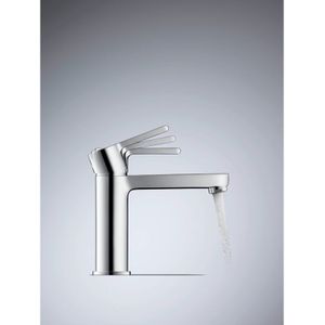 Duravit B.2 wastafelmengkraan met waste S-size chroom b21010001010