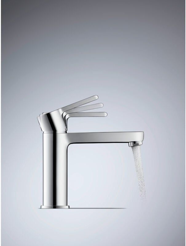 Duravit B.2 wastafelmengkraan met waste S-size chroom b21010001010